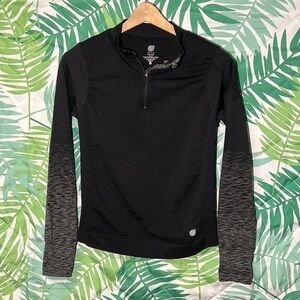 Jilla workout black king sleeve shirt size M